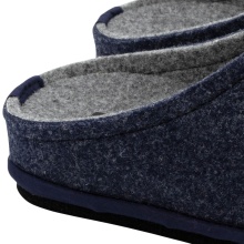 Löwenweiss Hausschuhe Filzpantoffel Easy Bicolor blau/grau